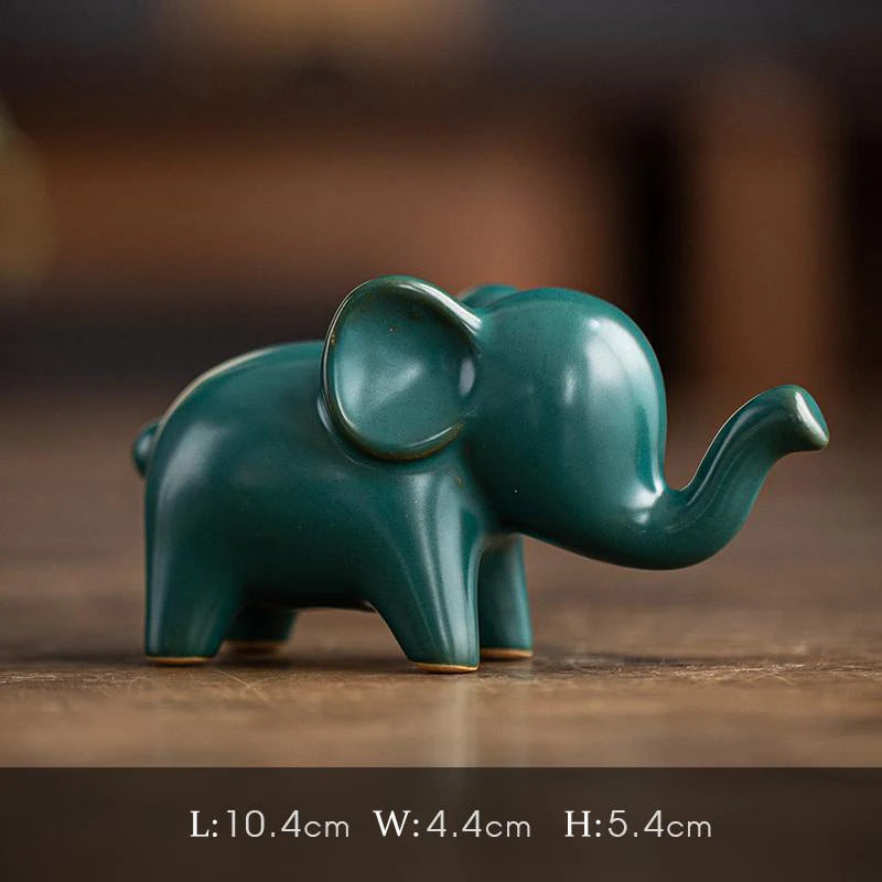Tiny Elephant Figurine