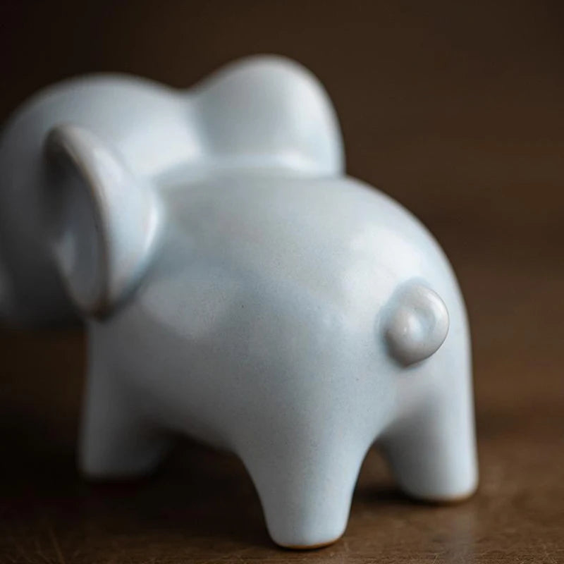 Tiny Elephant Figurine