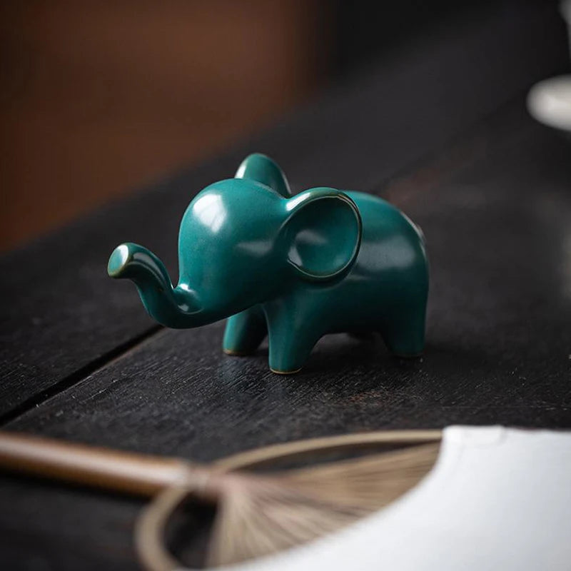 Tiny Elephant Figurine