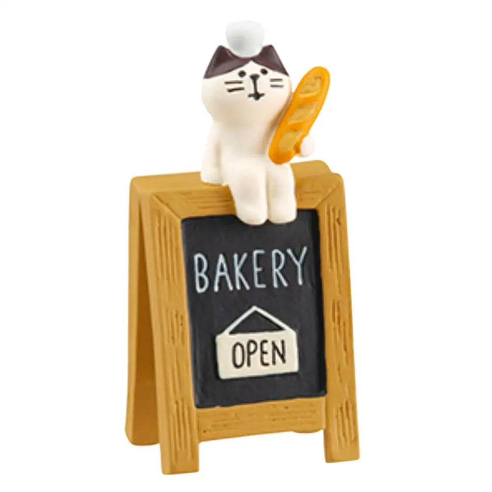 Tiny Baking Cat Figurines