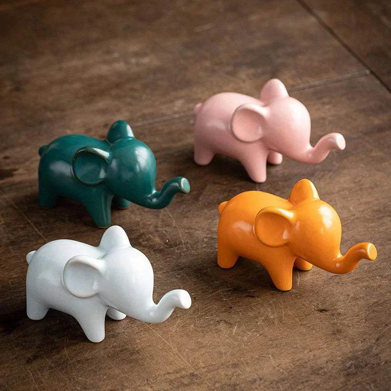 Tiny Elephant Figurine