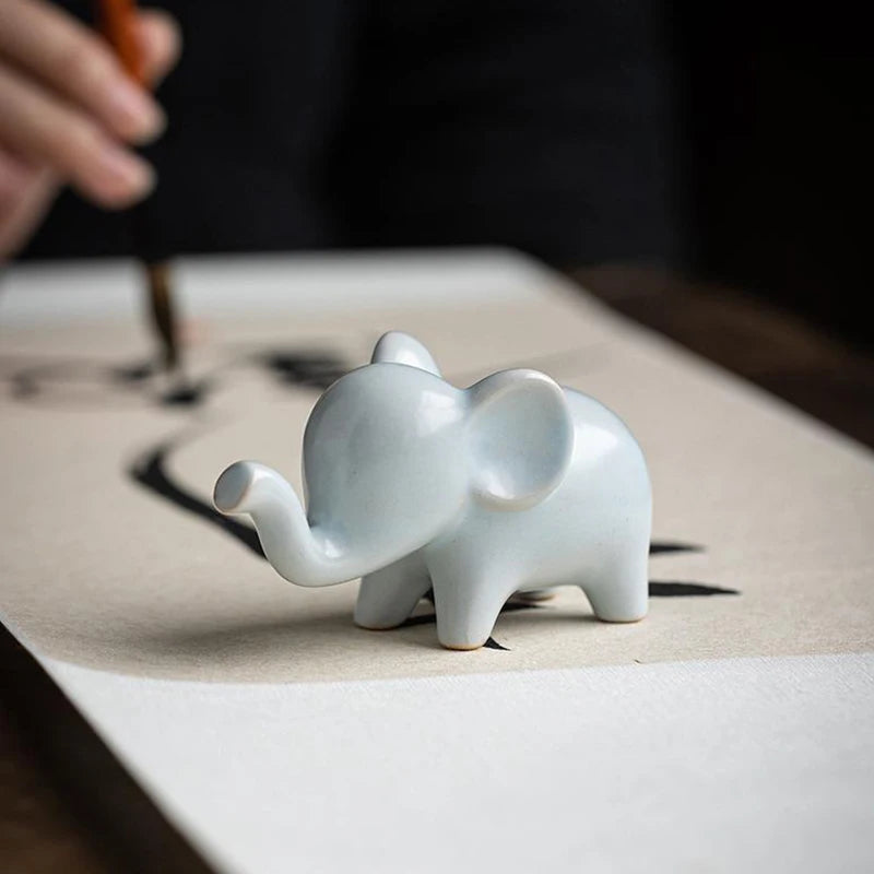 Tiny Elephant Figurine