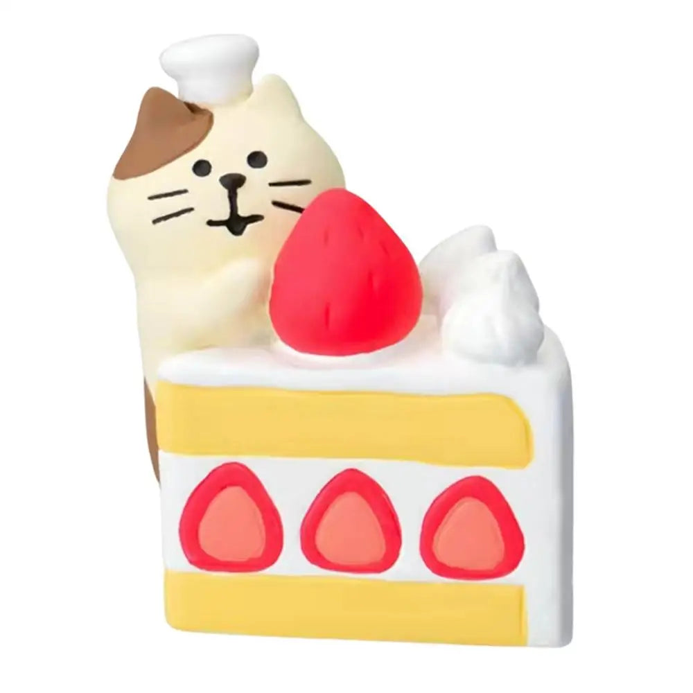 Tiny Baking Cat Figurines