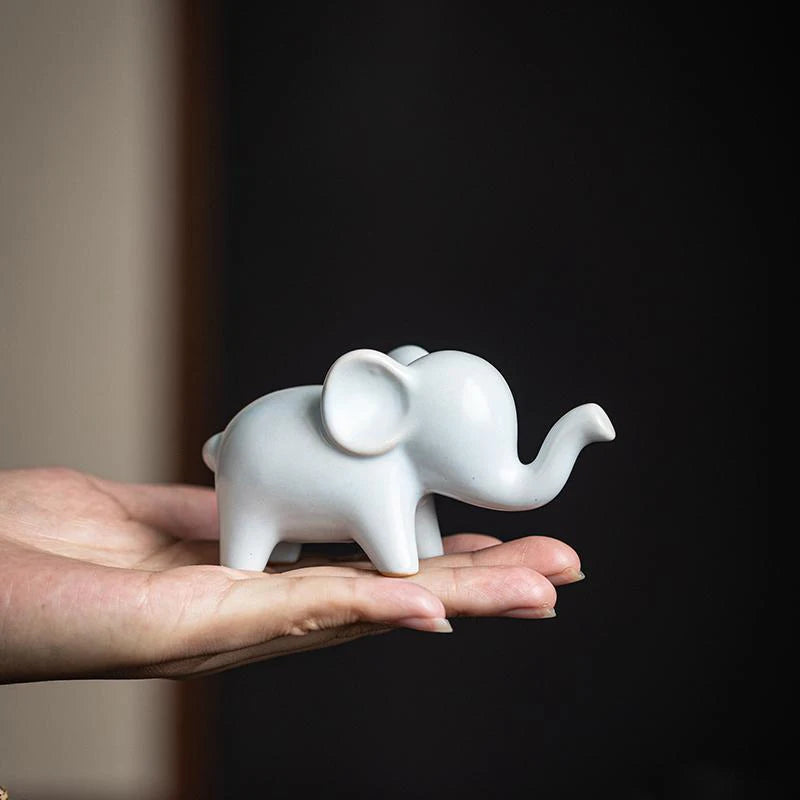 Tiny Elephant Figurine