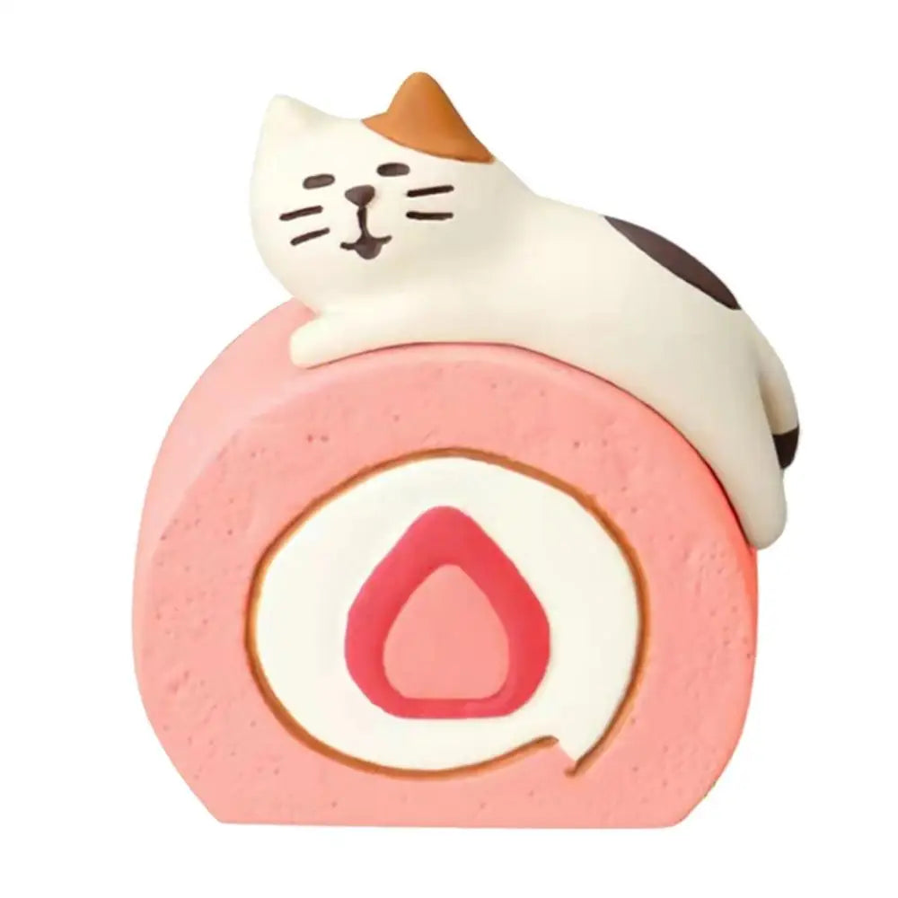 Tiny Baking Cat Figurines