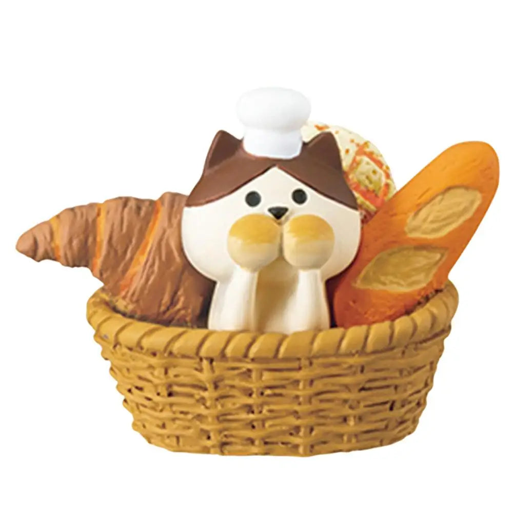 Tiny Baking Cat Figurines