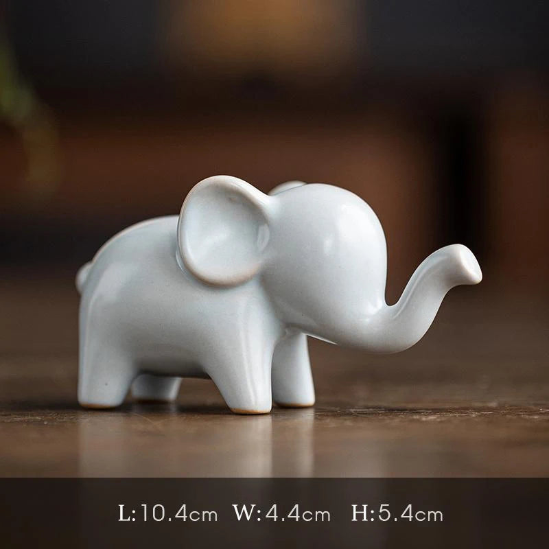 Tiny Elephant Figurine