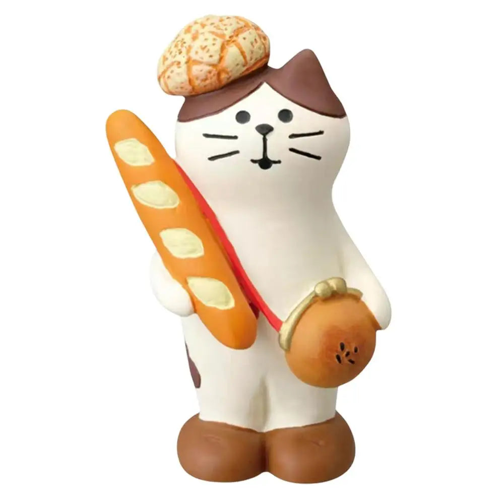 Tiny Baking Cat Figurines