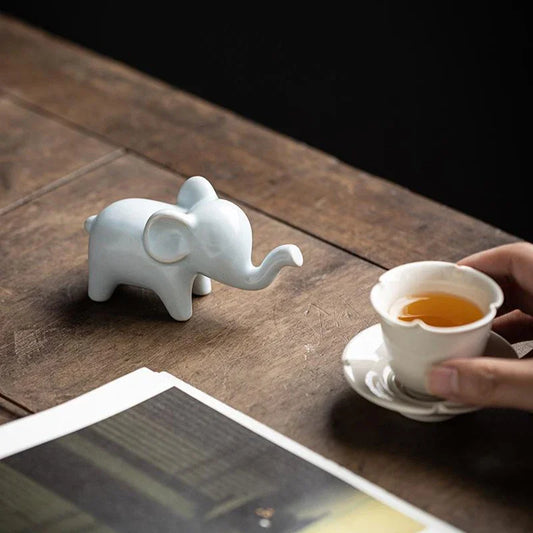 Tiny Elephant Figurine