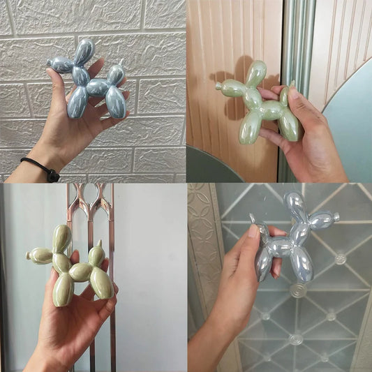 Tiny Ceramic Balloon Dog figurine